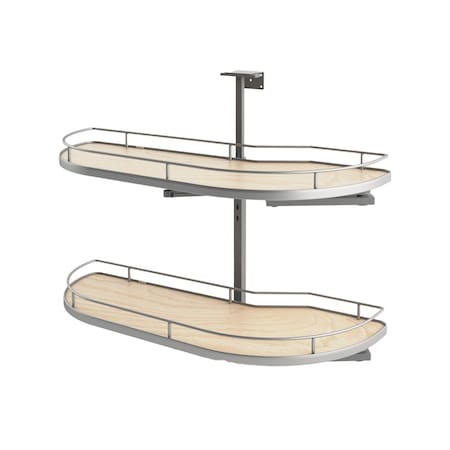 Rev-A-Shelf Steel, Light Brown, 35.49 in W, 24.41 in H, 16.44 in L, Light Brown 587-15-LMP